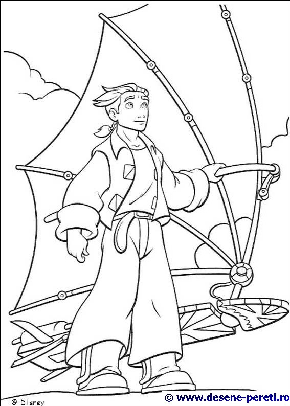 treasure planet desene colorat